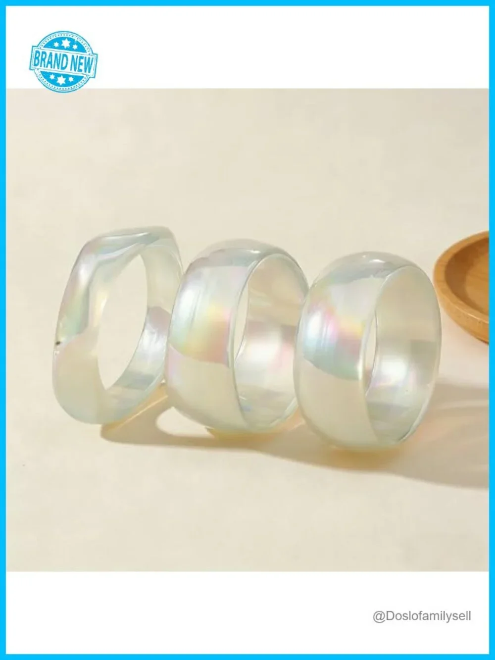 Chunky Acrylic Bangle Bracelets Stackable Set Fashion Jewelry